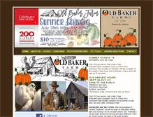 Tablet Screenshot of oldbakerfarm.com